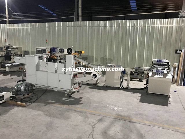 CE Высокоскоростная автоматическая машина для производства небольших карманных носовых платков4