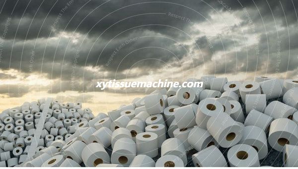 большой расход рулона туалетной бумаги